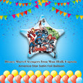 Disney Marvel Avengers Iron Man/Hulk/Captain America Star Satin Foil Balloon 29-in