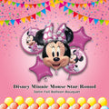 Disney Minnie Mouse Star/Round Satin Foil Balloon Bouquet 5-pk