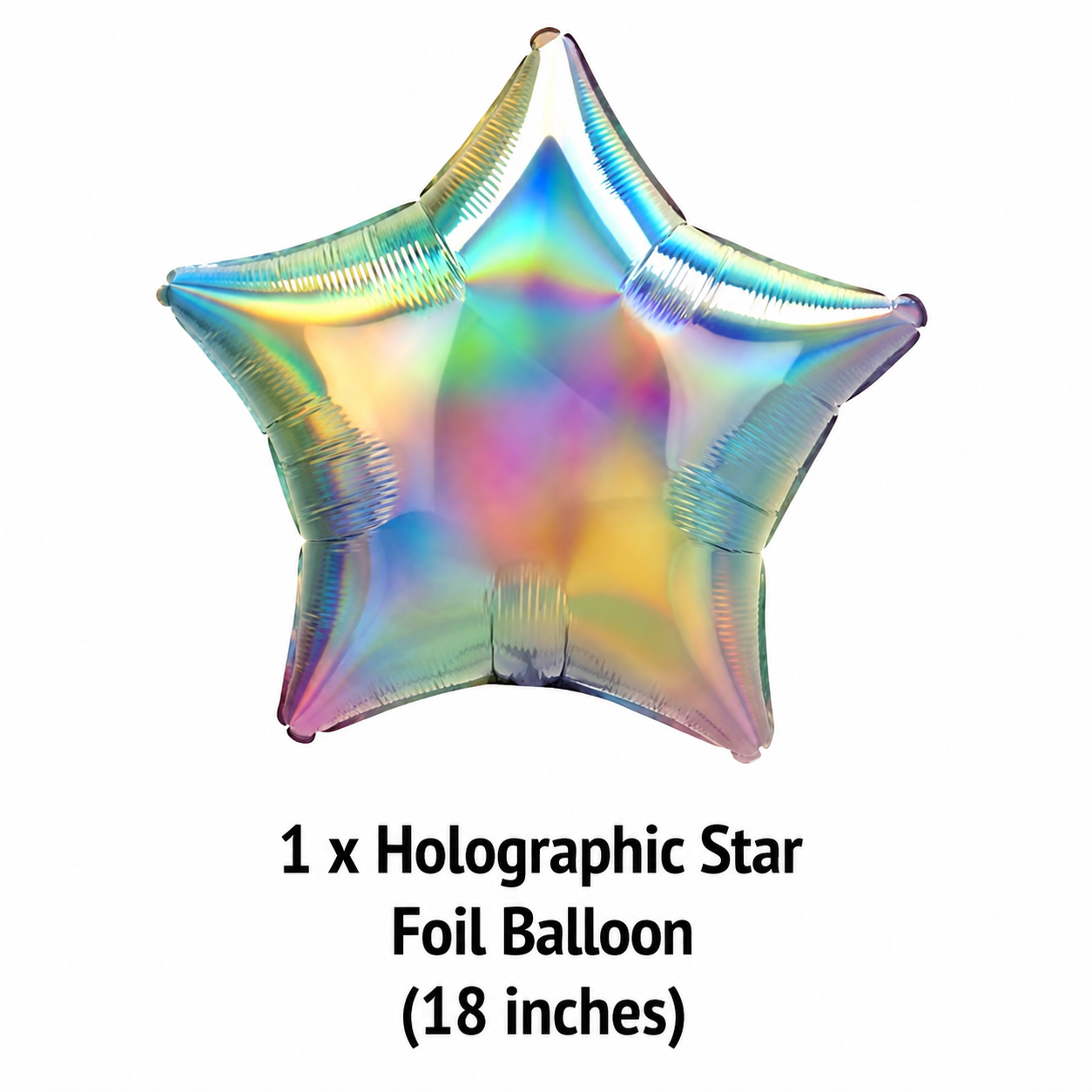 Star Satin Foil Balloon 22-in