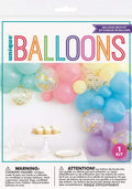 Round Transparent Confetti Latex Balloon Garland Arch Kit