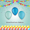 Round Pearl Latex Balloons 5-in 25-pk