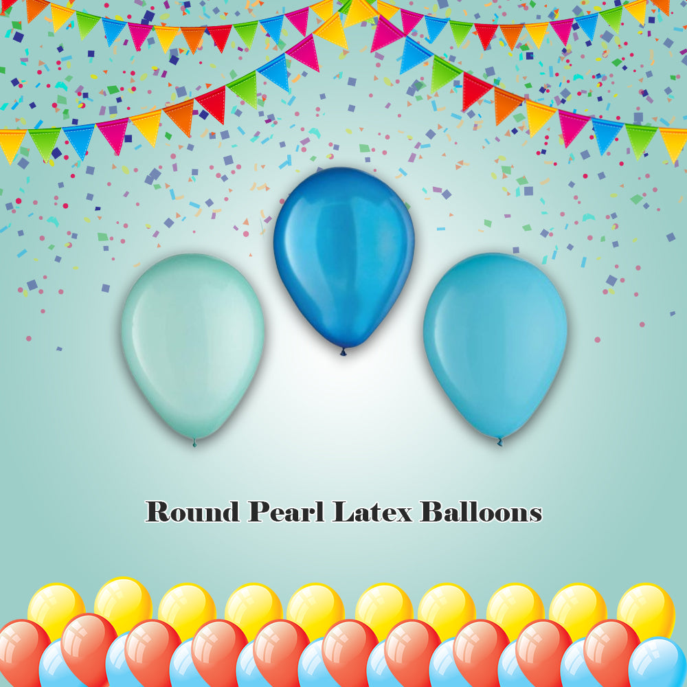 Round Pearl Latex Balloons 5-in 25-pk