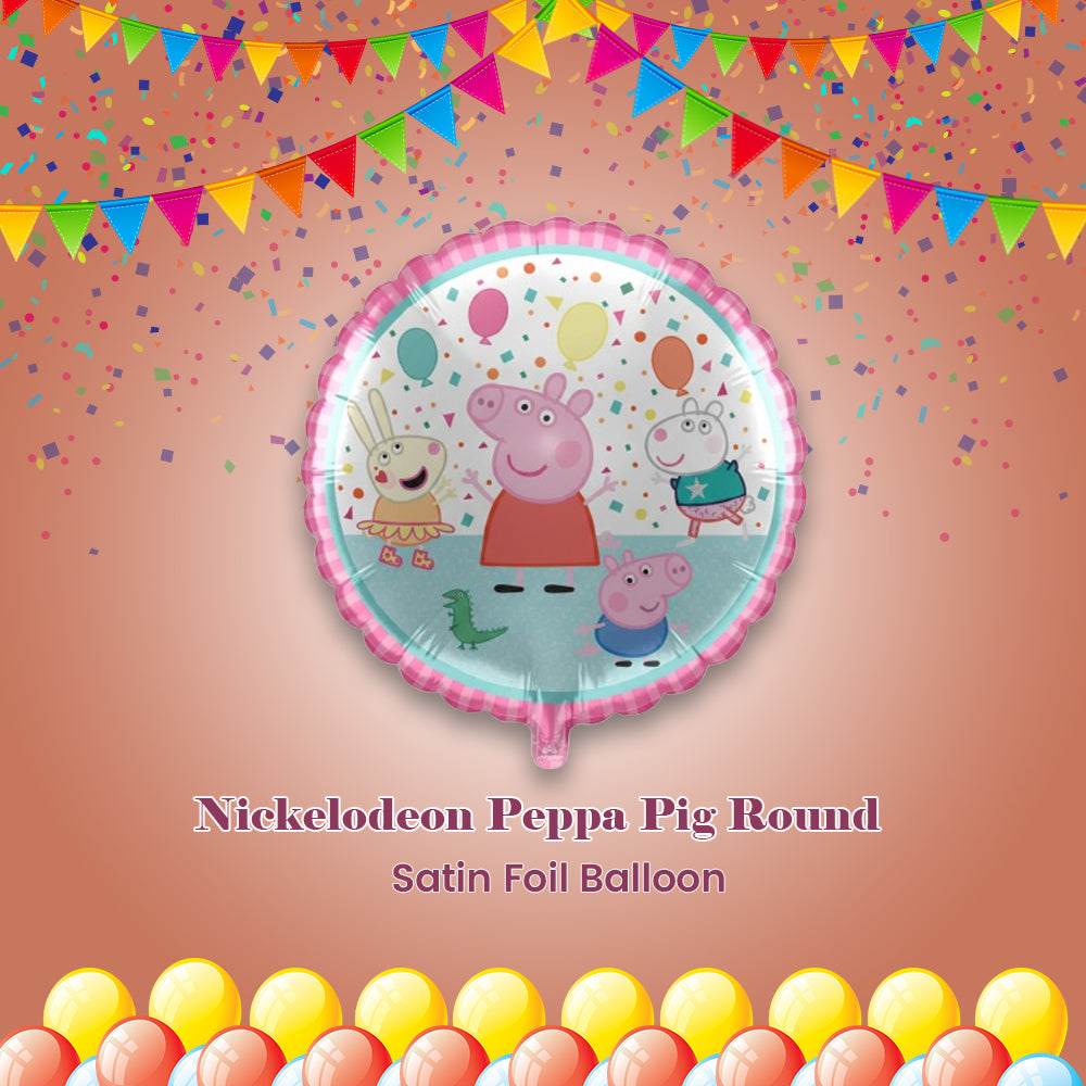 Nickelodeon Peppa Pig Round Satin Foil Balloon 17-in