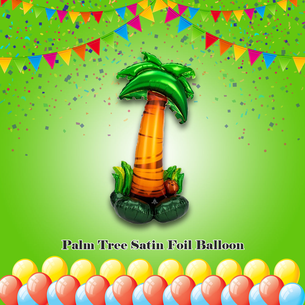 Palm Tree Satin Foil Balloon 56-in