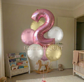 Premium All-Foil Balloons Bouquet (Stay Inflated 3-4 Days)