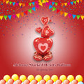 Airloonz Stacked Hearts Balloon Display Set