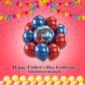 Happy Father’s Day Grill-iant Dad Balloon Bouquet 10-pk