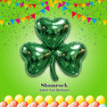 Shamrock Satin Foil Balloon 29-in
