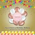 Sweet Sixteen Birthday Balloon Bouquet with Latex Balloons 10-pk