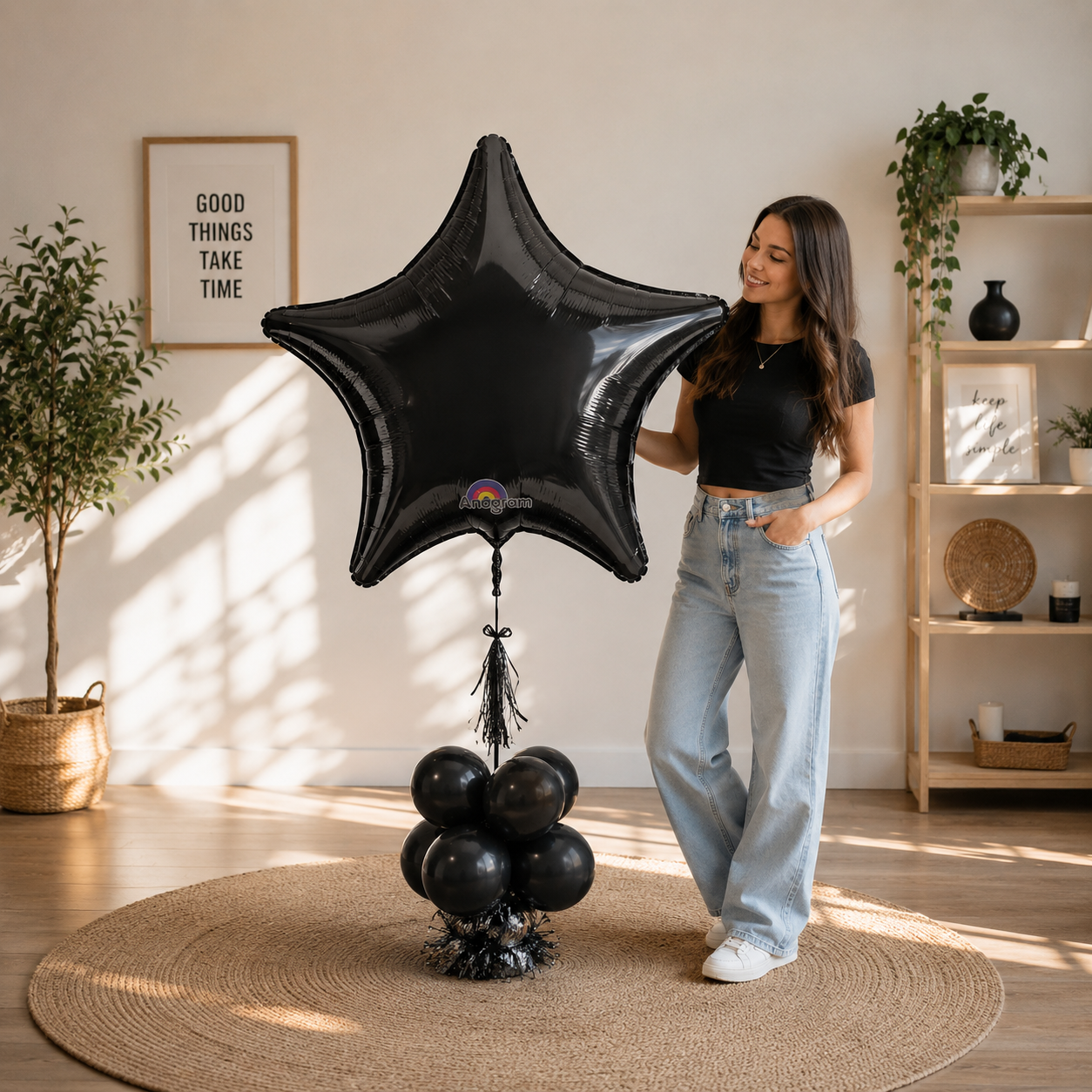 Star Foil Balloon 19-in