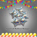 Star Foil Balloon Bouquet 6-pk