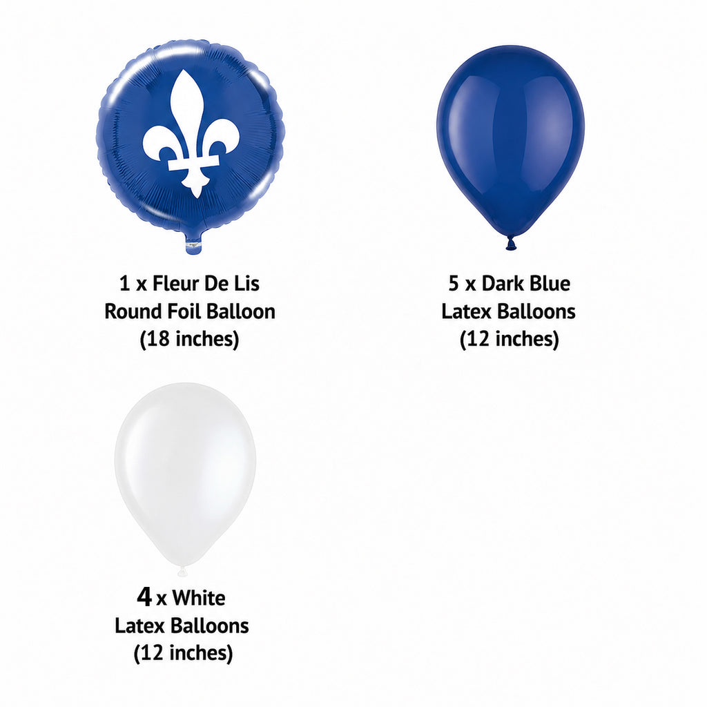 St. Jean Baptiste Balloon Bouquet with Latex Balloons 10-pk