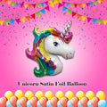 Unicorn Satin Foil Balloon 33-in