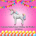 Unicorn Satin Giant Gliding Air-Walker Foil Balloon 42-in